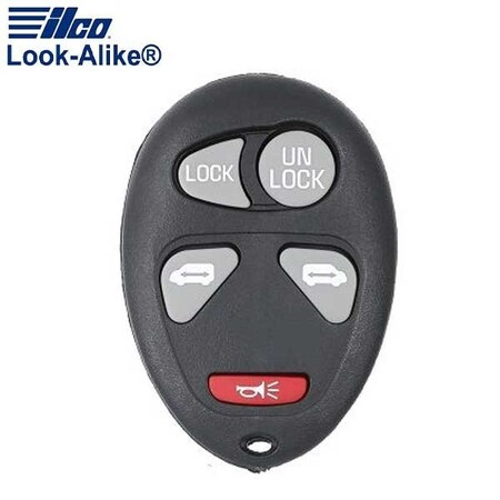 Ilco LAL RKE-GM-5B5 GENERAL MOTORS 5 BUTTON REMOTE KEYLESS ENTRY ILCO-AX00011800